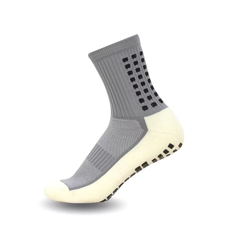 Meias Esportivas Antiderrapantes de Cano Médio