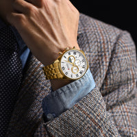 Relógio Curren Masculino de Luxo Original [Ferrague]