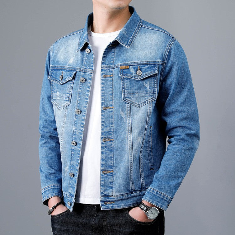 Jaqueta Jeans Distressed Classic