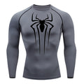 Camiseta De Compressão Homem aranha De Manga Curta e Manga Longa