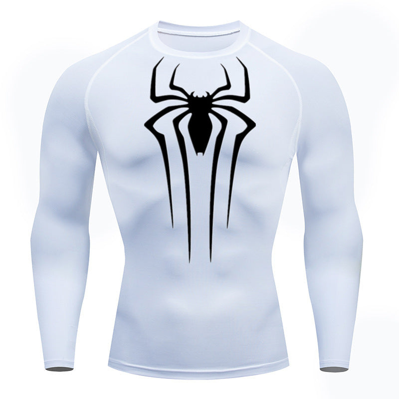 Camiseta De Compressão Homem aranha De Manga Curta e Manga Longa