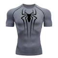 Camiseta De Compressão Homem aranha De Manga Curta e Manga Longa