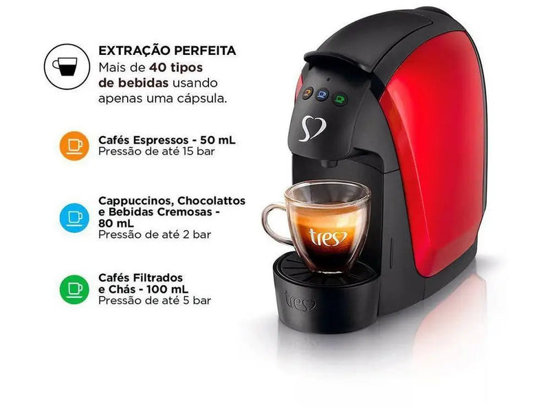 Cafeteira Expresso Luna da TRES