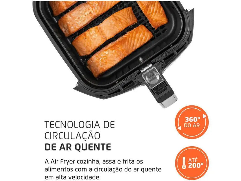 Fritadeira Elétrica Sem Óleo/Air Fryer Mondial Family AFN40FB Preta com Timer 4L - 220V