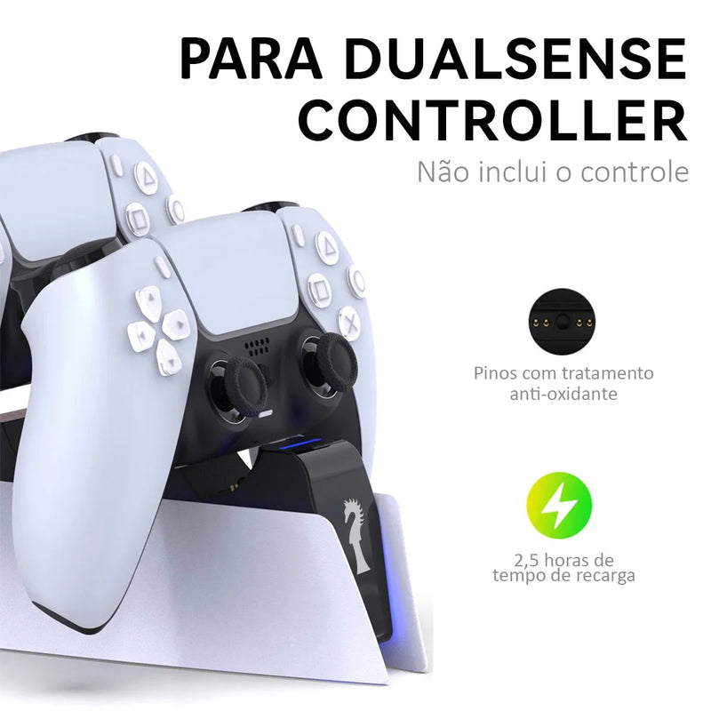 Carregador Duplo de Controle Dual Sense PS5