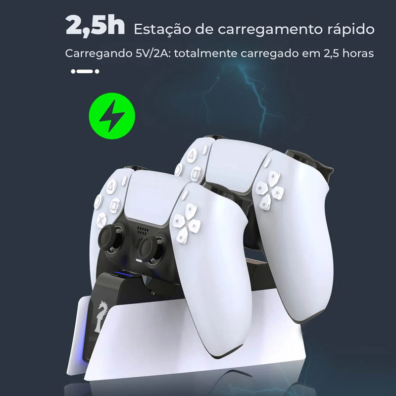 Carregador Duplo de Controle Dual Sense PS5