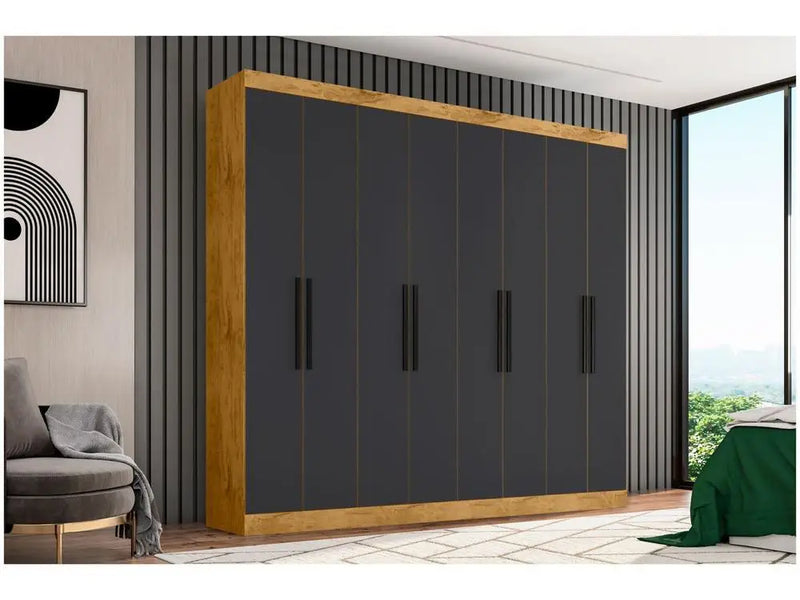 Guarda-roupa Casal 8 Portas 4 Gavetas