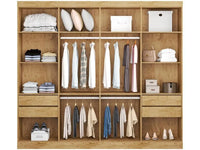 Guarda-roupa Casal 8 Portas 4 Gavetas