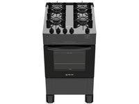 Fogão 4 Bocas Preto com Mesa de Vidro Atlas Mônaco Top Glass - Bivolt