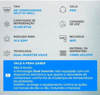 Ar condicionado Split Hi-Wall LG Dual Inverter - 220V