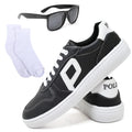 Kit Tênis Masculino Polo Blu + Meia + Óculos
