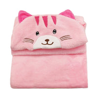 Toalha de Banho Infantil Felpuda com Capuz de Animais