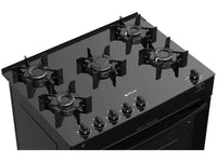 Fogão Atlas 5 Bocas Mônaco Top Glass Acendimento Automático 86,5L