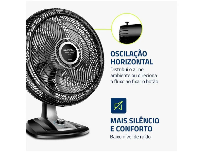 Ventilador Mondial Turbo VTX-50 8 Pás de 50cm