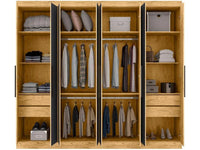 Guarda-roupa Casal 8 Portas 4 Gavetas
