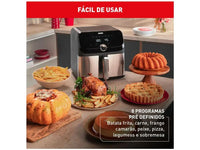 Fritadeira Elétrica sem Óleo/Air Fryer Arno Expert Maxxi AFD7 com Timer Inox 7,5L - 110V