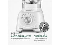 Liquidificador Mondial L-97-W 2 Velocidades + Pulsar 550W Branco
