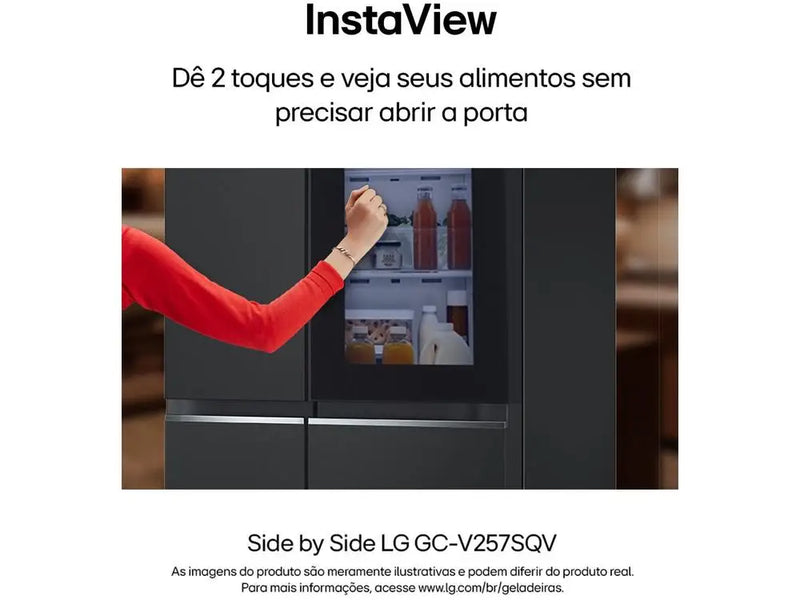 Geladeira Smart LG InstaView Frost Free