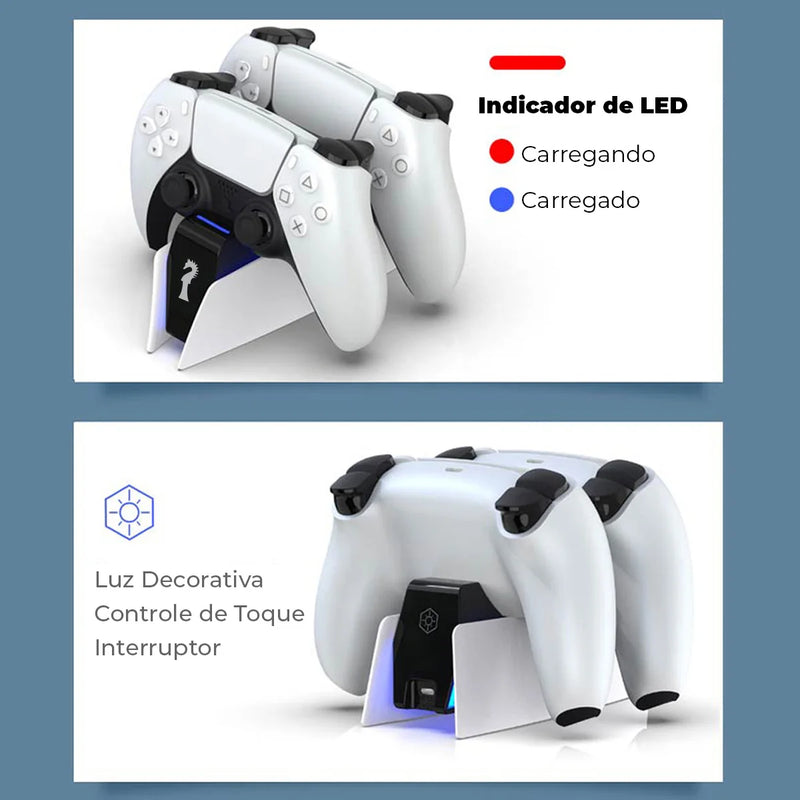 Carregador Duplo de Controle Dual Sense PS5