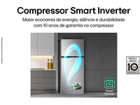 LG Frost Free Geladeira/Refrigerador 395L Duplex - 220V