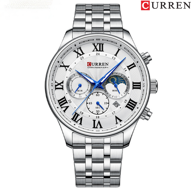 Relógio Curren Masculino de Luxo Original [Ferrague]