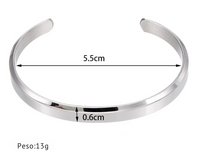 Bracelete Unissex em Aço Titânio