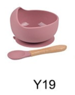 Colher de Silicone Pequena de Alimentação para Bebês