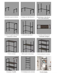 Guarda Roupas Portátil Multifuncional