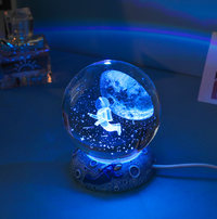 Luminária Bola de Cristal Do Oceano