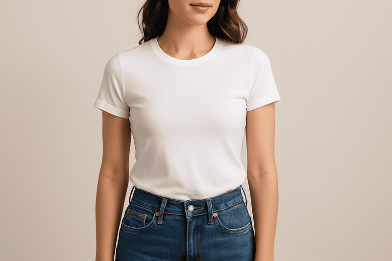 Kit 2 Camisetas Femininas Básicas Lisa 100% Algodão Premium