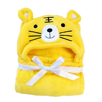 Toalha de Banho Infantil Felpuda com Capuz de Animais