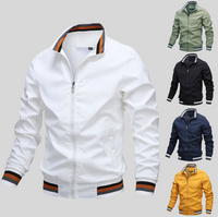 Jaqueta Esportiva de Cores Sólidas