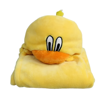 Toalha de Banho Infantil Felpuda com Capuz de Animais