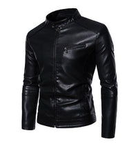 Jaqueta Masculina de Inverno em Couro Legítimo - Banger