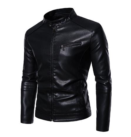 Jaqueta Masculina de Inverno em Couro Legítimo - Banger