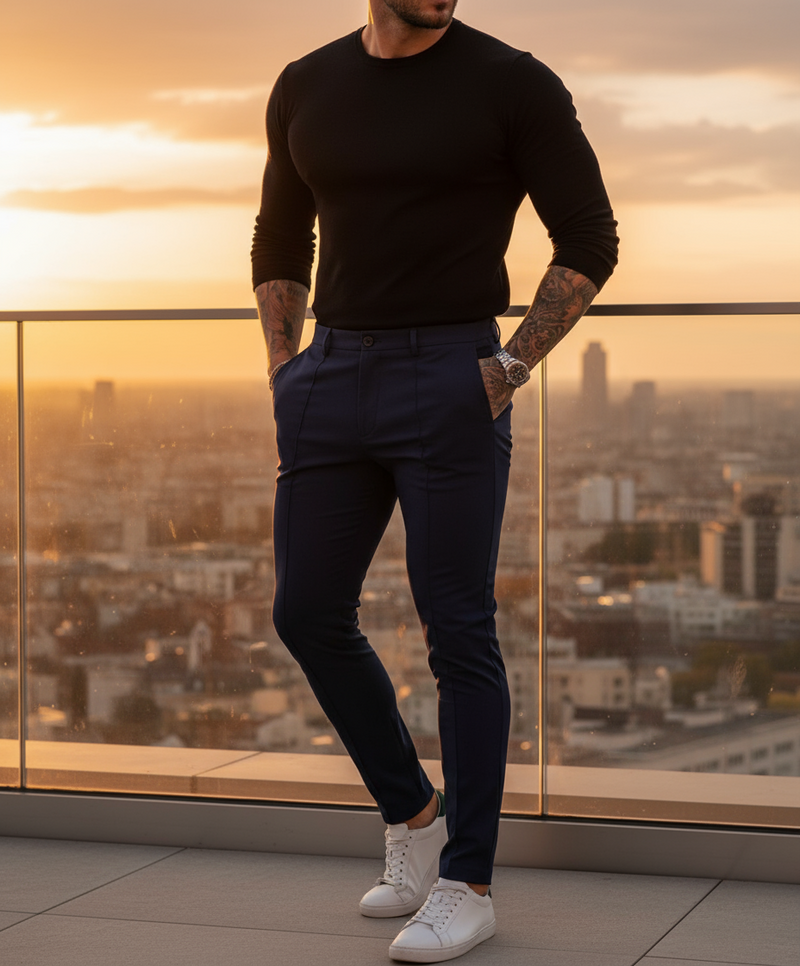 Calça Masculina de Alfaiataria Italiana