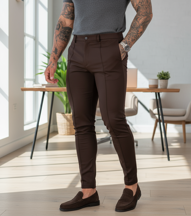 Calça Masculina de Alfaiataria Italiana