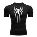 Camiseta De Compressão Homem aranha De Manga Curta e Manga Longa