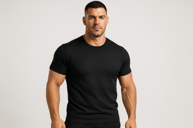 coloque o fundo claro e deixe a camiseta exposta pra ver por completa