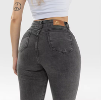 Calça Jeans Feminina Black Wash Cintura Alta