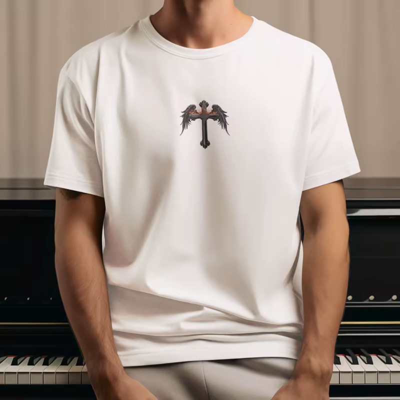 Camiseta Cruz Flamejante