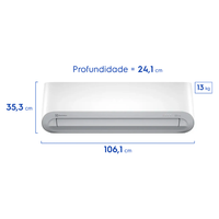 Ar-Condicionado Split Inverter 18.000 BTUs Color Adapt Electrolux