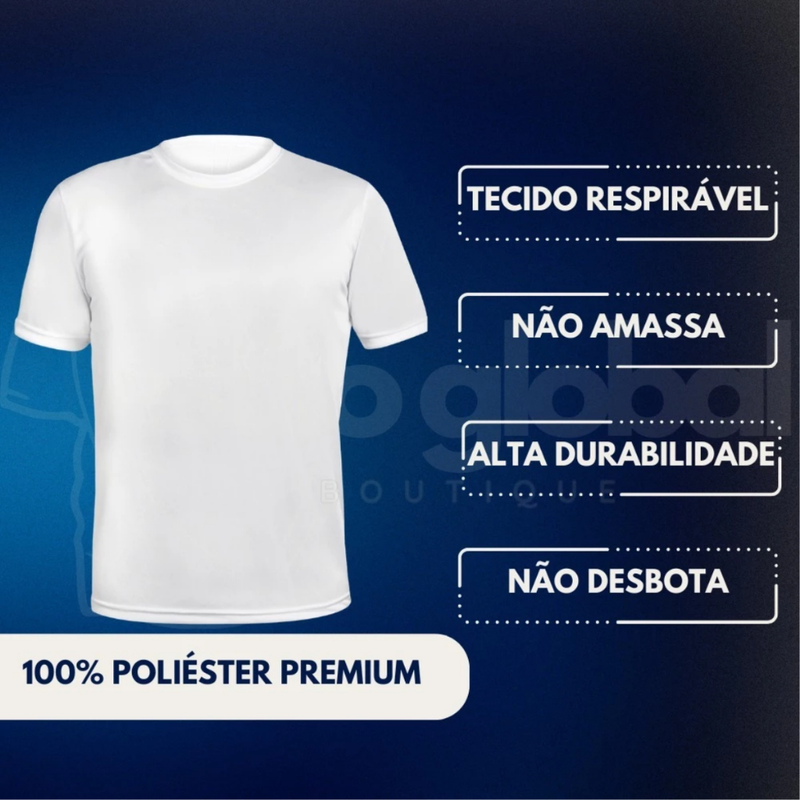 Kit 5 Camisetas Dry Fit Masculina