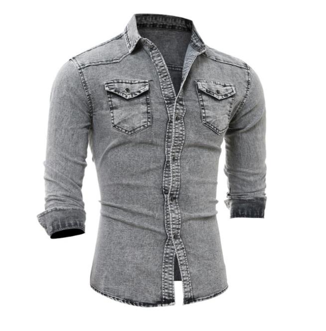 Camisa Jeans Masculina Urban Fit