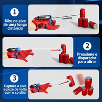 Kit com 2 Lançadores de Teia Homem Aranha