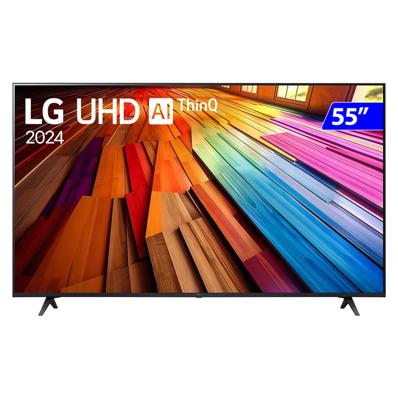 Smart TV LG 55" 4K AI ThinQ Wi-Fi Comando de Voz 55UT8000PSA