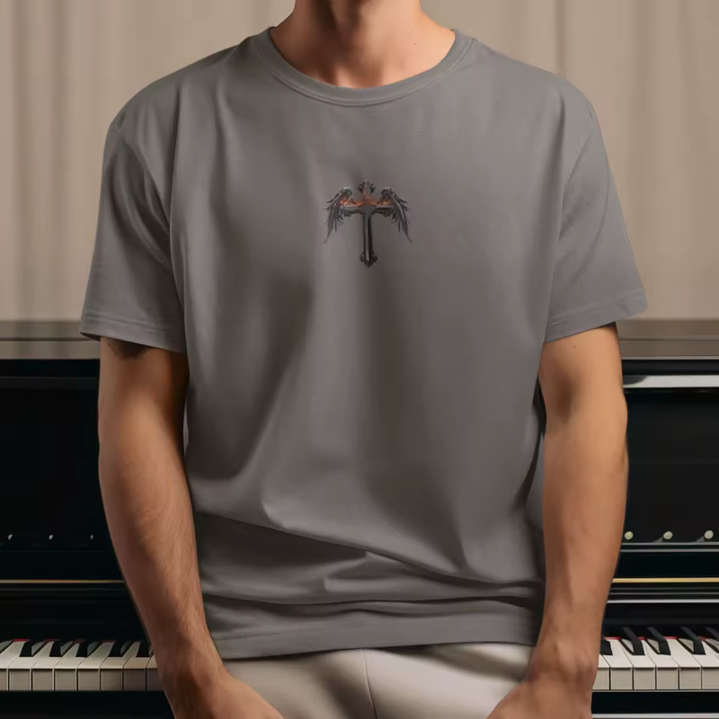 Camiseta Cruz Flamejante