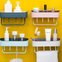 Prateleira Multifuncional para Banheiro Montada