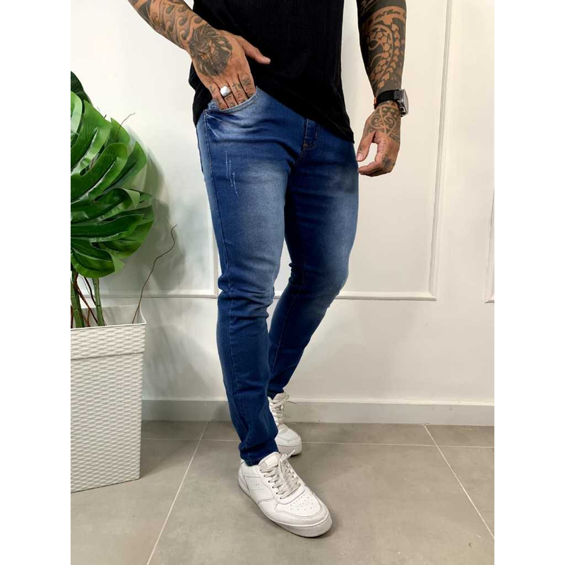 Kit com 3 Calças Jeans Masculina Skinny Qualidade Premium