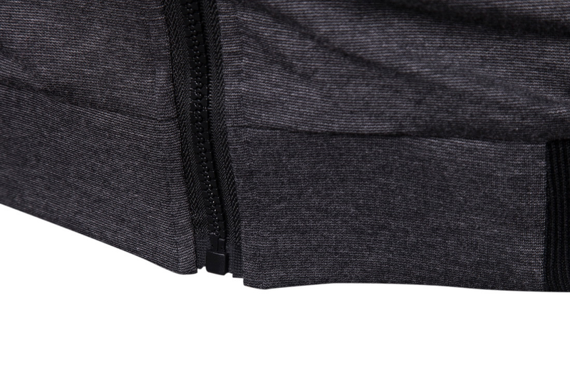 Jaqueta Masculina Estilo Britânico Com Gola Alta